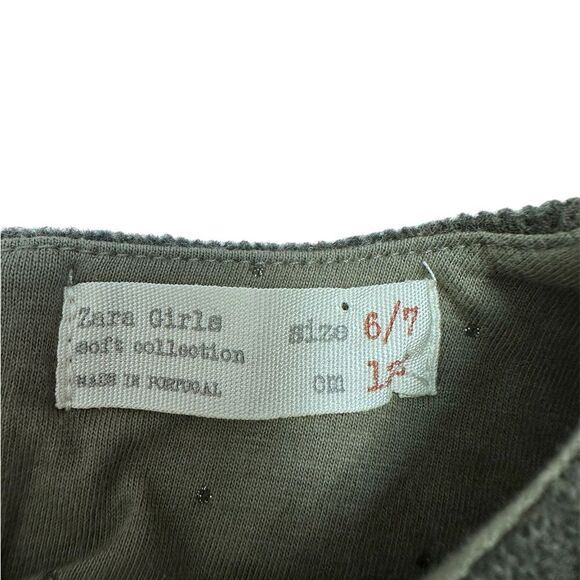 ZARA Bow Appliqué Dress SIZE 6-7 - Picture 8 of 8